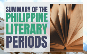 summary of the philippine literary periods